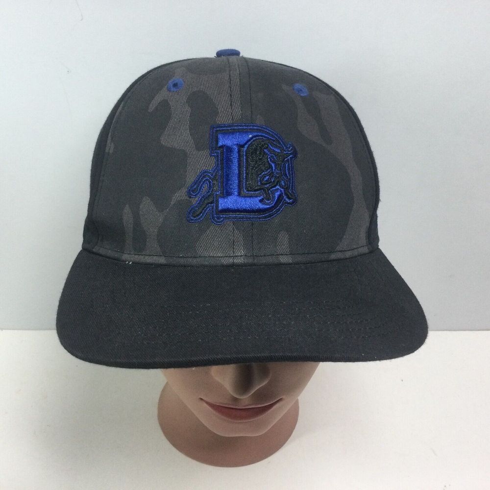 47 Brand Durham Bulls Youth Hat MiLB Black Camo SnapBack Baseball Cap
